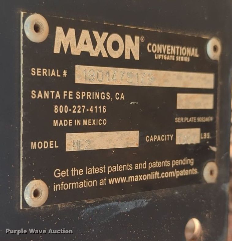 image for item EQ2111 Maxon ME2 end gate lift