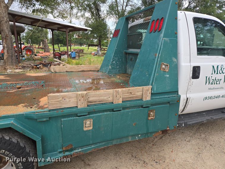 image for item EQ2501 2012 Ford F350 Super Duty XL flatbed pickup truck