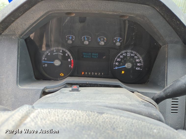 image for item EQ2501 2012 Ford F350 Super Duty XL flatbed pickup truck