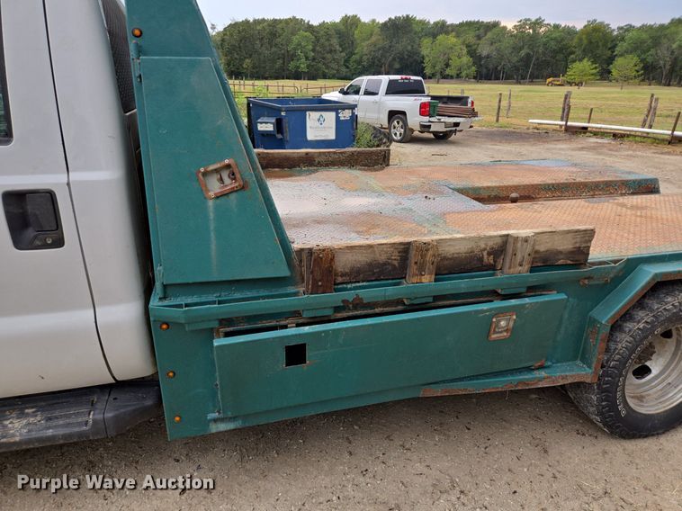 image for item EQ2503 2012 Ford F350 Super Duty XL flatbed pickup truck