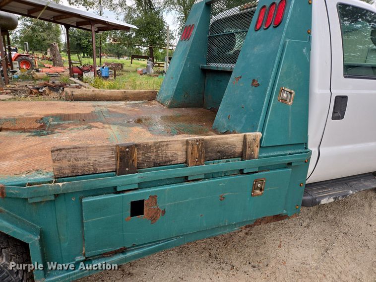 image for item EQ2503 2012 Ford F350 Super Duty XL flatbed pickup truck