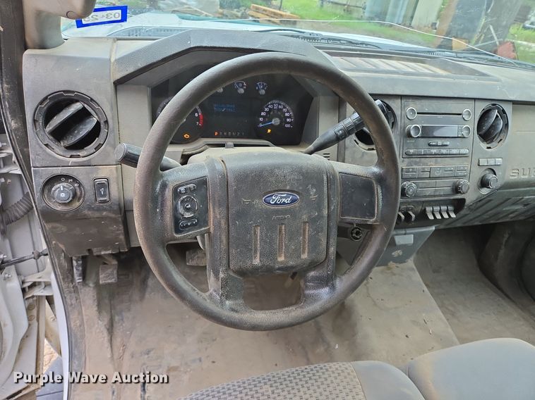 image for item EQ2503 2012 Ford F350 Super Duty XL flatbed pickup truck