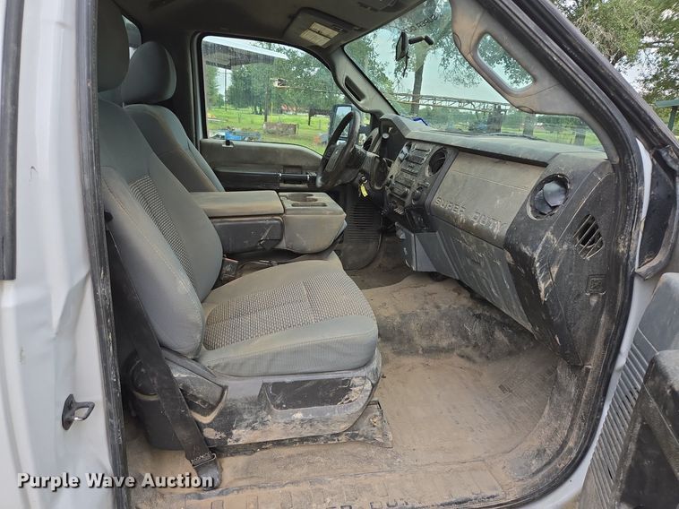 image for item EQ2503 2012 Ford F350 Super Duty XL flatbed pickup truck