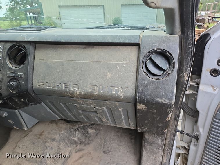 image for item EQ2503 2012 Ford F350 Super Duty XL flatbed pickup truck