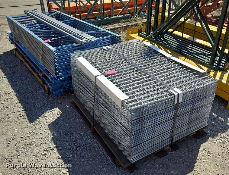 Wide span pallet racking in Kansas City, MO Item EQ3512 for sale