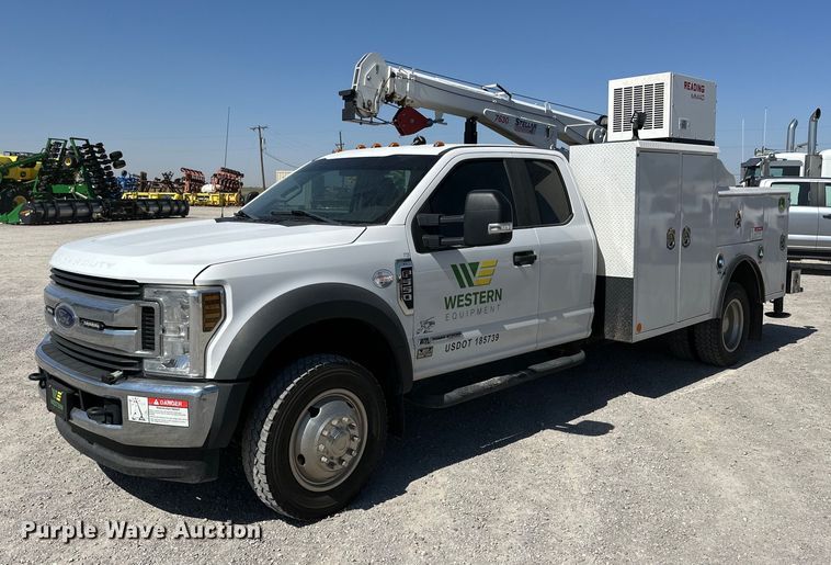 image for item IB9459 2019 Ford F550 Super Duty XL SuperCab utility / service truck