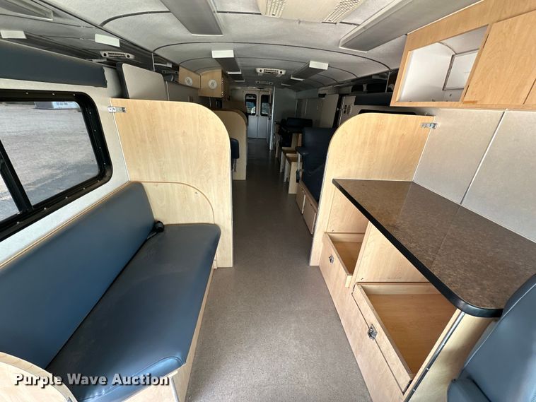 image for item IB9480 2000 Blue Bird blood donation bus