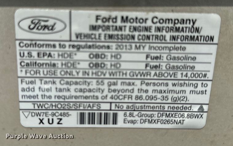 image for item IE9034 2013 Ford Econoline E450 shuttle bus