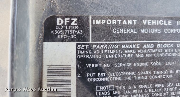 image for item JO9501 1989 Chevrolet  C1500 pickup truck