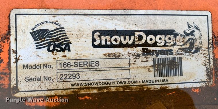 image for item JT9788 Buyers SnowDogg 166-Series 11' W snow plow