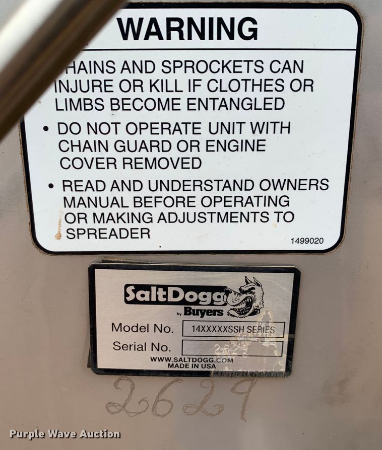 image for item JT9790 Buyers SaltDogg 14XXXXSSH Series Spreader