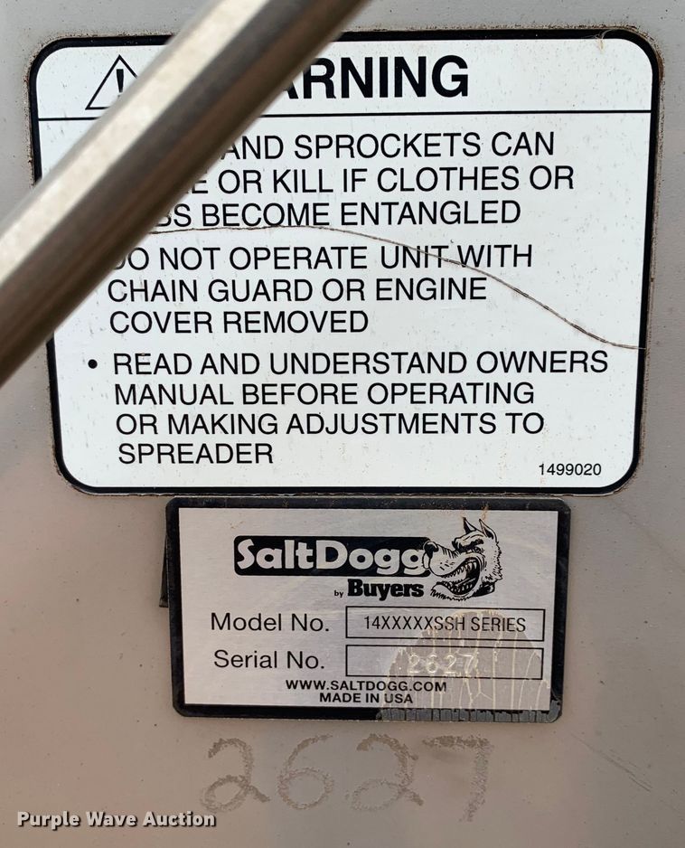 image for item JT9791 Buyers SaltDogg 14XXXXSSH Series Salt spreader