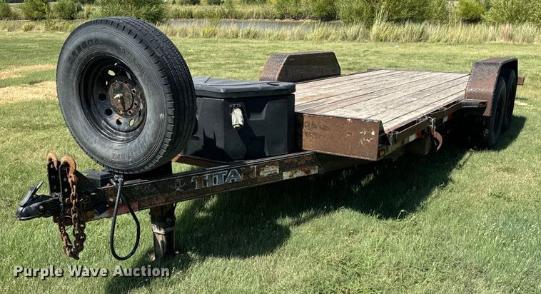 image for item MV9065 2019 Titan KT0799 tilt deck equipment trailer