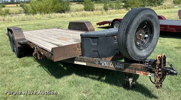 image for item MV9065 2019 Titan KT0799 tilt deck equipment trailer