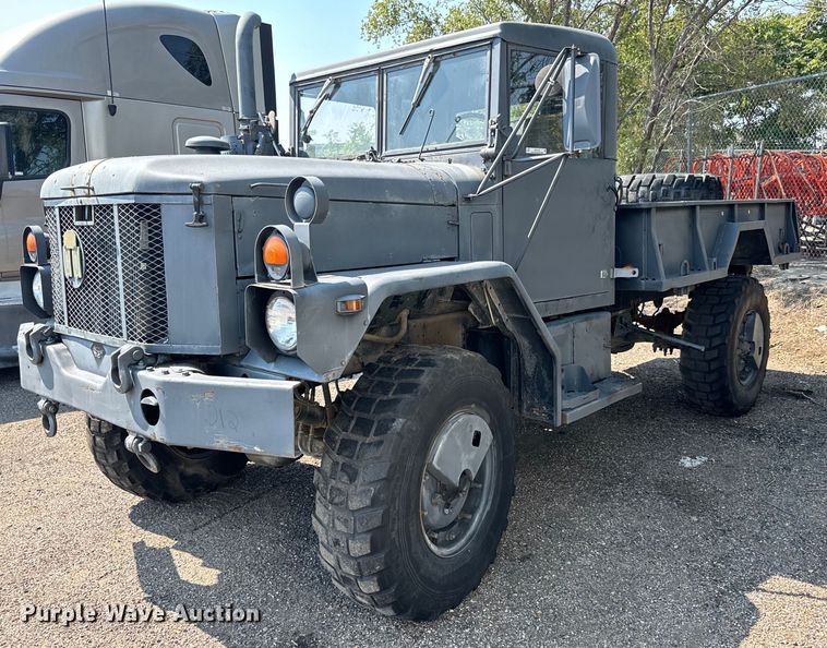 image for item MV9122 1985 AM General M35A3 flatbed truck
