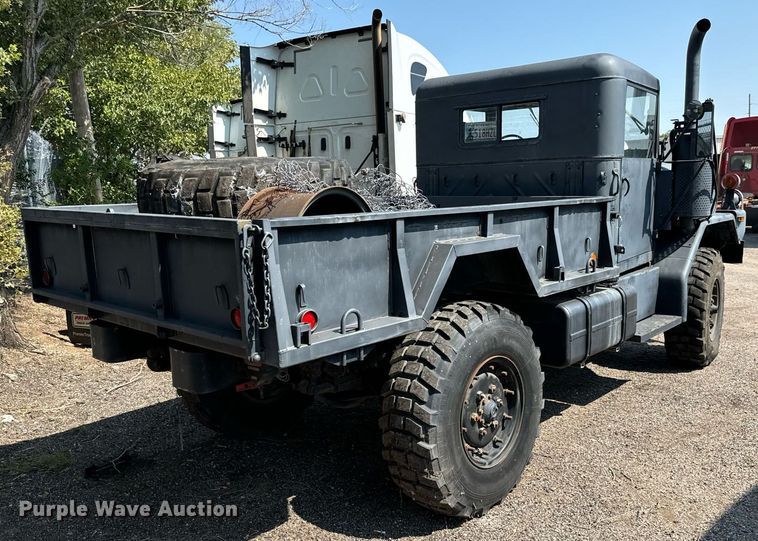 image for item MV9122 1985 AM General M35A3 flatbed truck