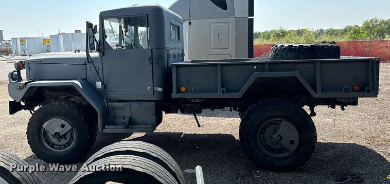 image for item MV9122 1985 AM General M35A3 flatbed truck