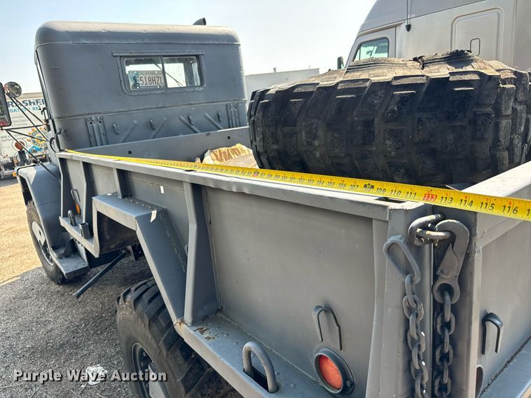 image for item MV9122 1985 AM General M35A3 flatbed truck