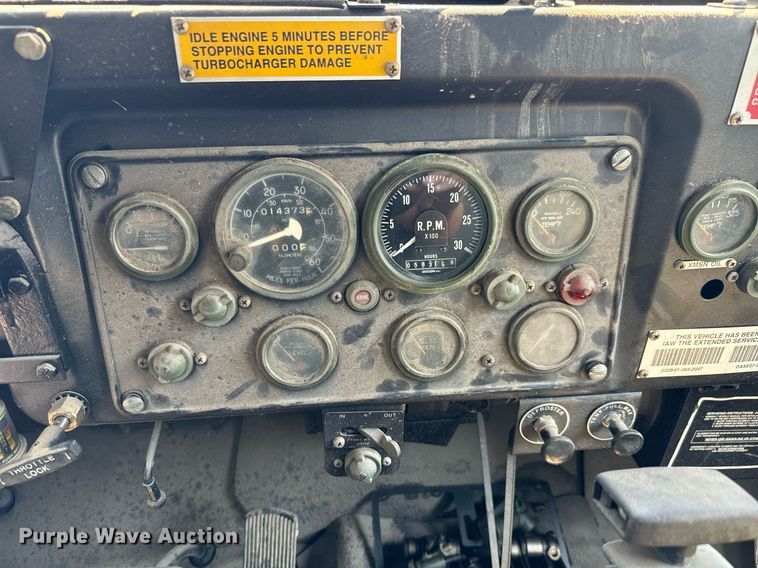 image for item MV9122 1985 AM General M35A3 flatbed truck