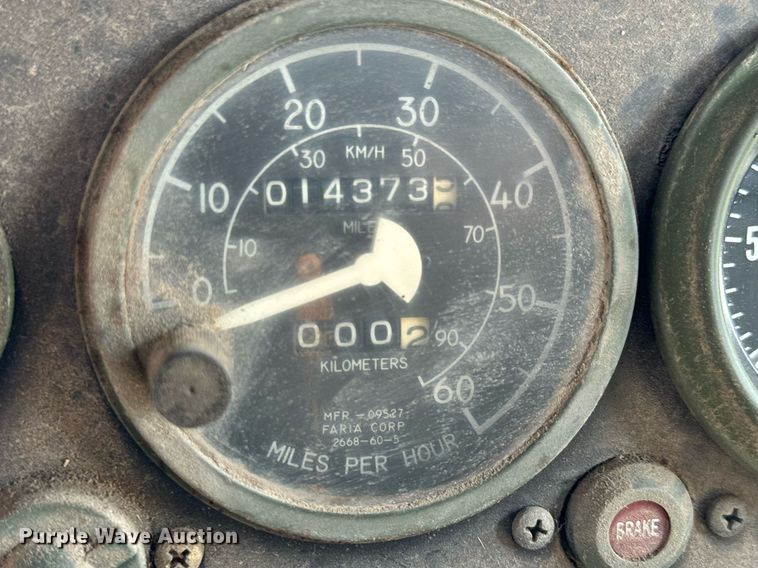 image for item MV9122 1985 AM General M35A3 flatbed truck