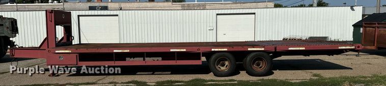 image for item MV9127 1998 Shop built hydraulic tail equipment trailer