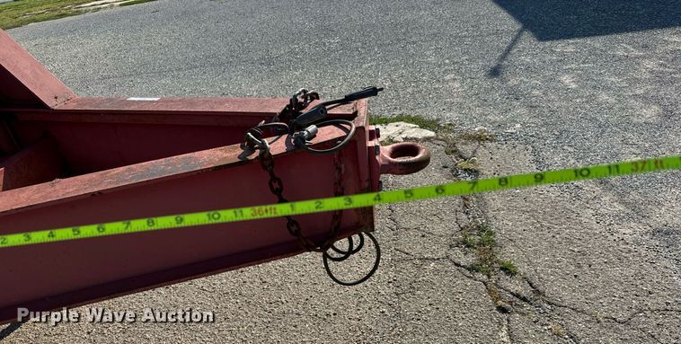 image for item MV9127 1998 Shop built hydraulic tail equipment trailer