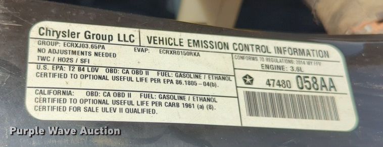 image for item NG9999 2014 Chrysler  Town and Country  van