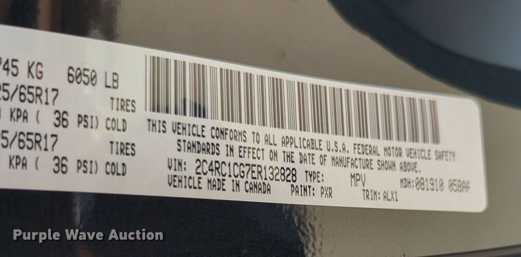 image for item NG9999 2014 Chrysler  Town and Country  van