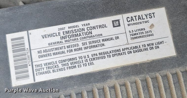 image for item NX9263 2007 Chevrolet  Avalanche  Crew Cab pickup truck