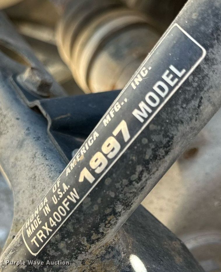 image for item OM9661 1997 Honda Foreman 400 ATV