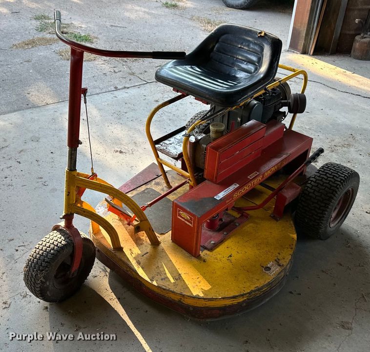 image for item OM9676 Wegele Scooter Mower lawn mower