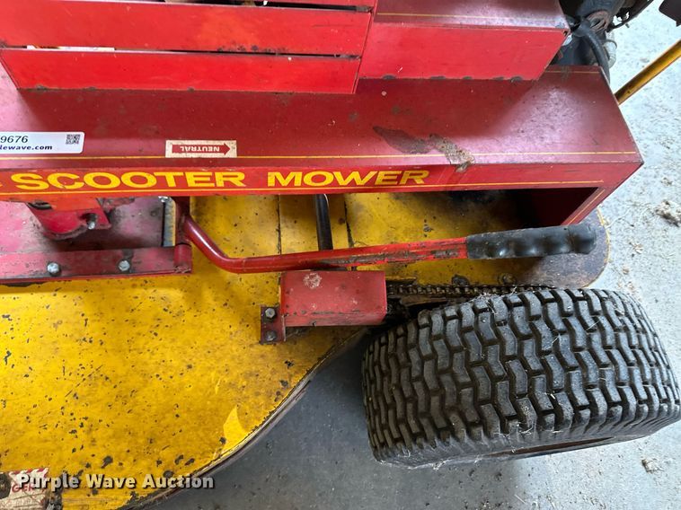 image for item OM9676 Wegele Scooter Mower lawn mower