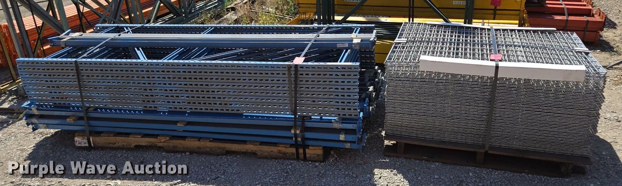 Wide span pallet racking in Kansas City, MO Item EQ3512 for sale