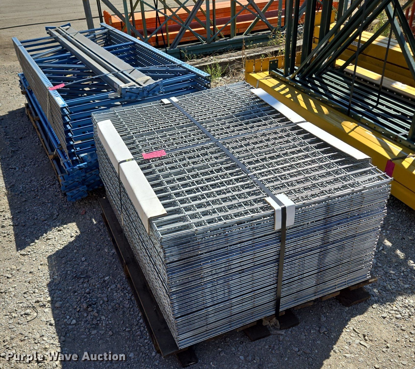 Wide span pallet racking in Kansas City, MO Item EQ3512 for sale