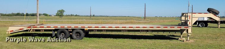 image for item DN3504 2018 Texas Pride FT835524KGN flatbed trailer