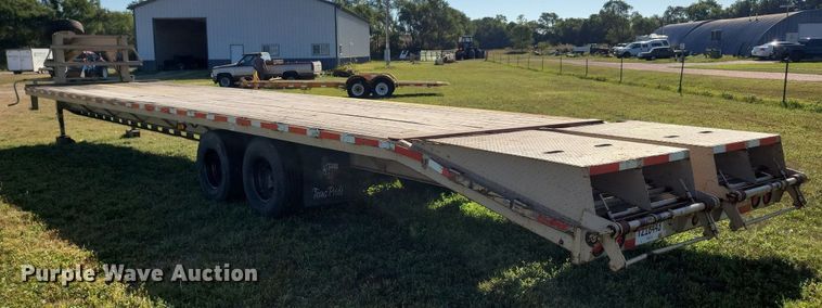 image for item DN3504 2018 Texas Pride FT835524KGN flatbed trailer