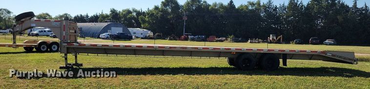 image for item DN3504 2018 Texas Pride FT835524KGN flatbed trailer