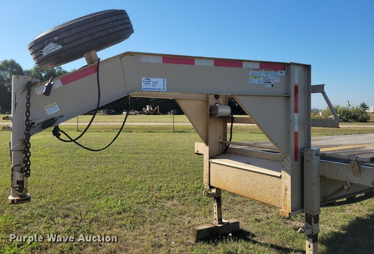 image for item DN3504 2018 Texas Pride FT835524KGN flatbed trailer