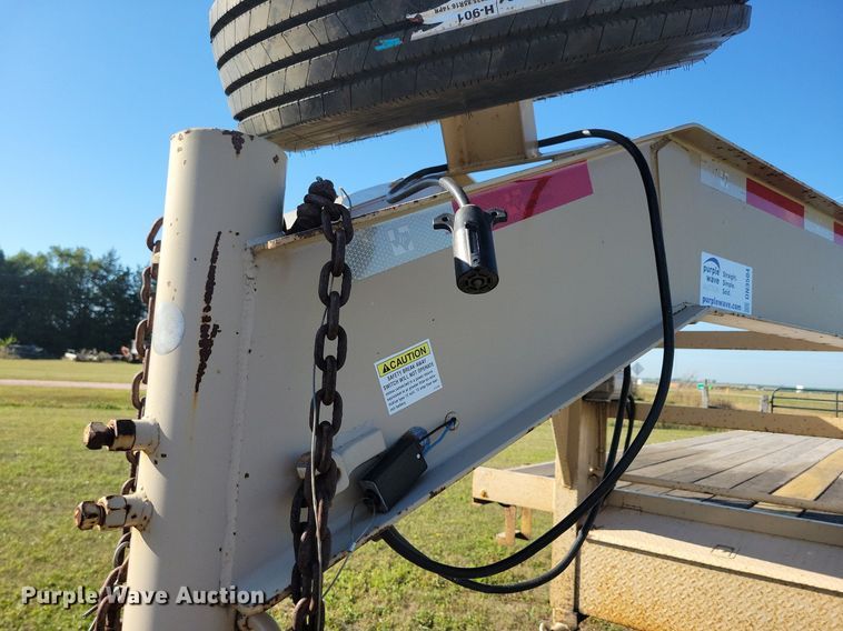 image for item DN3504 2018 Texas Pride FT835524KGN flatbed trailer