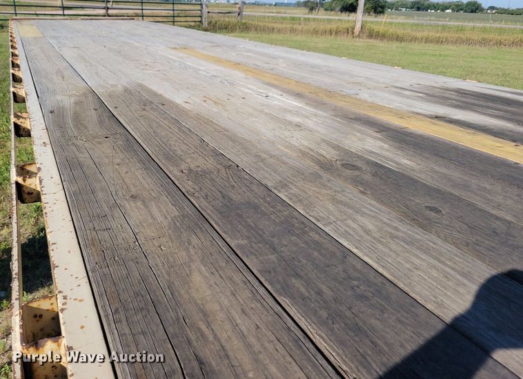 image for item DN3504 2018 Texas Pride FT835524KGN flatbed trailer