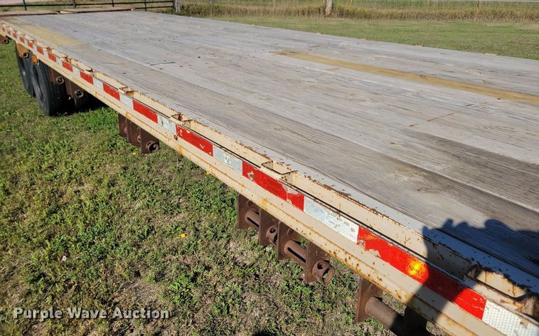 image for item DN3504 2018 Texas Pride FT835524KGN flatbed trailer