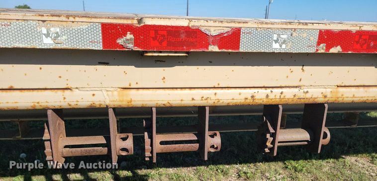 image for item DN3504 2018 Texas Pride FT835524KGN flatbed trailer