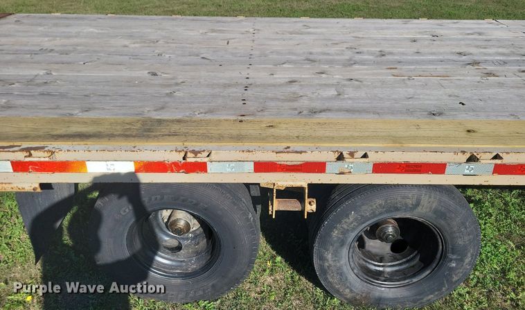 image for item DN3504 2018 Texas Pride FT835524KGN flatbed trailer