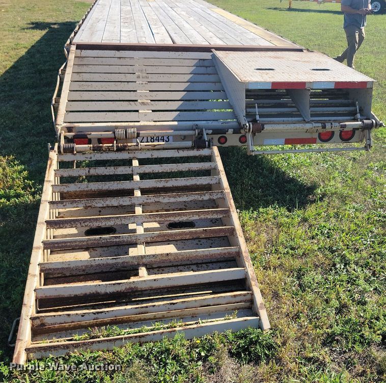 image for item DN3504 2018 Texas Pride FT835524KGN flatbed trailer