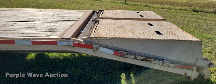 image for item DN3504 2018 Texas Pride FT835524KGN flatbed trailer
