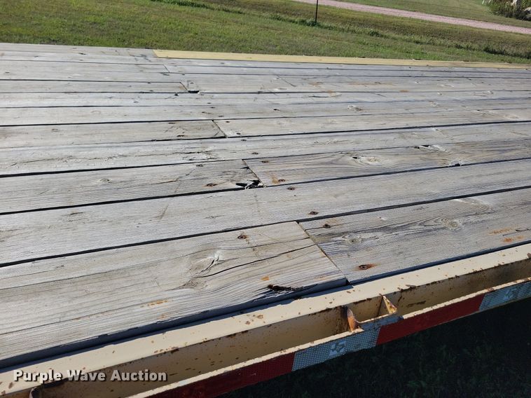 image for item DN3504 2018 Texas Pride FT835524KGN flatbed trailer