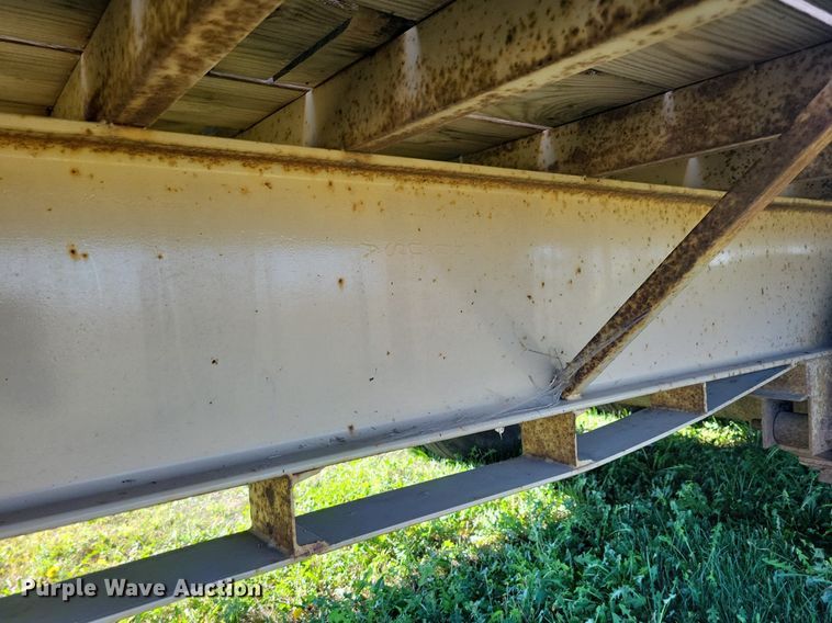 image for item DN3504 2018 Texas Pride FT835524KGN flatbed trailer