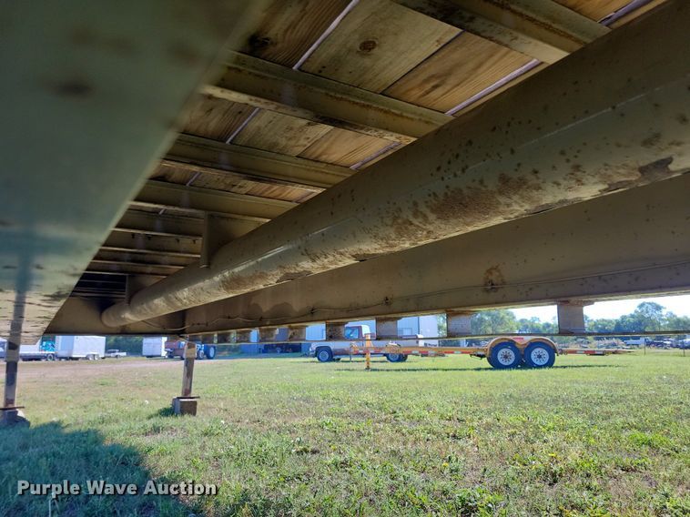 image for item DN3504 2018 Texas Pride FT835524KGN flatbed trailer