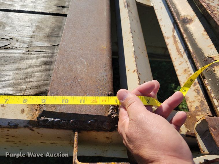 image for item DN3504 2018 Texas Pride FT835524KGN flatbed trailer