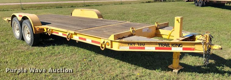 image for item DN3505 2007 Trail King TKT12U-202 tilt deck equipment trailer